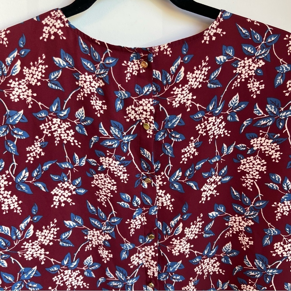 Madewell Red Sheath Dress V-Neck Long Sleeve - Size Large - Picture 10 of 16